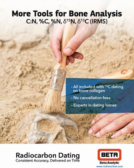 Beta Radiocarbon Dating Ad Bone Samples