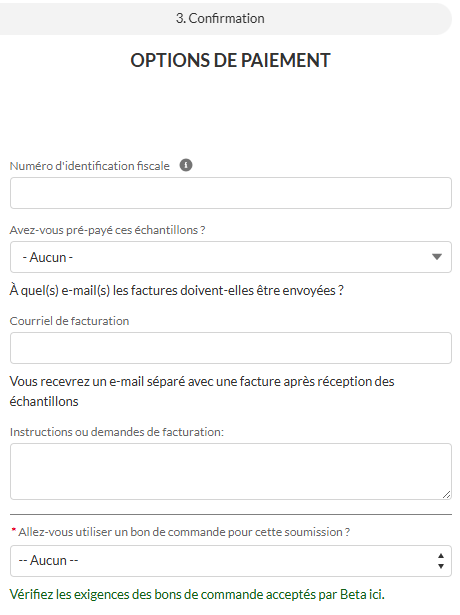 Beta Analytic payment options email