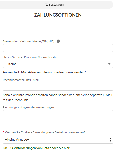 Beta Analytic payment options email